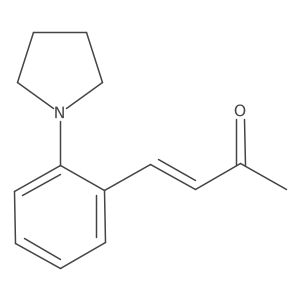 4-[2-(Pyrrolidin-1-yl)phenyl]but-3-en-2-one Structure
