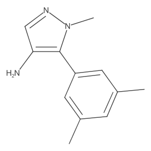 5-(3,5-dimethylphenyl)-1-methyl-1H-pyrazol-4-amine Structure