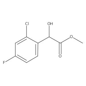 Methyl 2-(2-chloro-4-fluorophenyl)-2-hydroxyacetate Structure