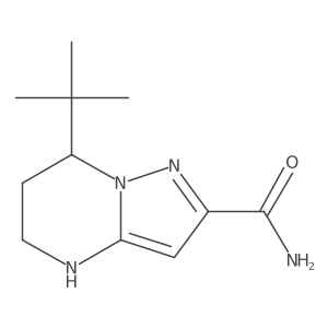 7-tert-butyl-4H,5H,6H,7H-pyrazolo[1,5-a]pyrimidine-2-carboxamide Structure
