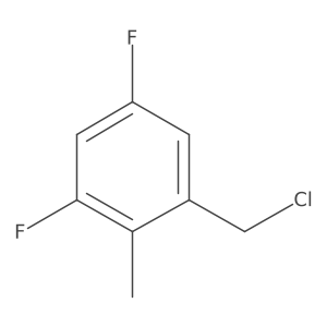 3,5-Difluoro-2-methylbenzyl chloride结构式