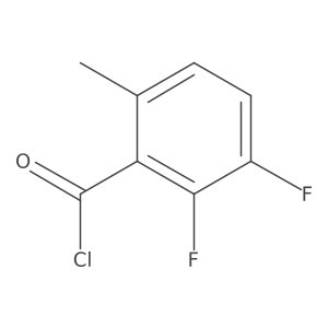 2,3-Difluoro-6-methylbenzoyl chloride Structure