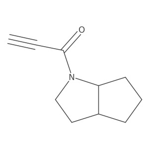 1-{Octahydrocyclopenta[b]pyrrol-1-yl}prop-2-yn-1-one结构式