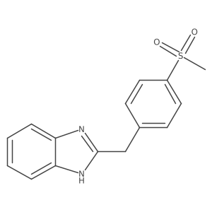 2-(4-(Methylsulfonyl)benzyl)-1H-benzo[d]imidazole Structure