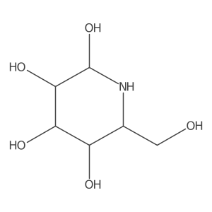 beta-D-Nojirimycin pyranose结构式