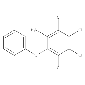 2,3,4,5-Tetrachloro-6-phenoxyaniline结构式