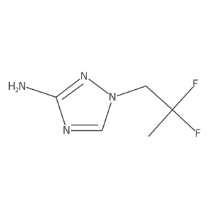 1-(2,2-difluoropropyl)-1H-1,2,4-triazol-3-amine Structure