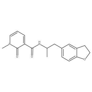 N-(1-(2,3-dihydrobenzofuran-5-yl)propan-2-yl)-1-methyl-2-oxo-1,2-dihydropyridine-3-carboxamide Structure