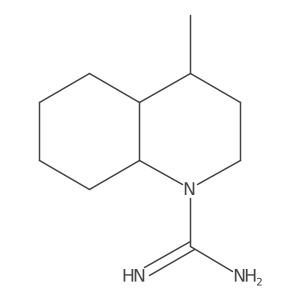 4-Methyl-decahydroquinoline-1-carboximidamide Structure