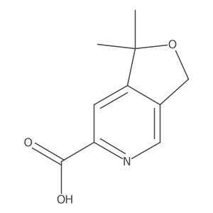 1,1-Dimethyl-1,3-dihydrofuro[3,4-C]pyridine-6-carboxylic acid Structure