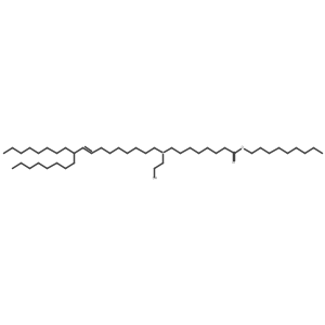 (Z)-Nonyl 8-((2-hydroxyethyl)(10-octyloctadec-8-en-1-yl)amino)octanoate Structure