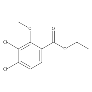 Ethyl 3,4-dichloro-2-methoxybenzoate结构式