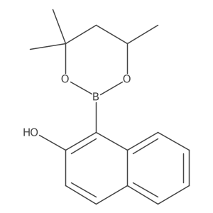 1-(4,4,6-Trimethyl-1,3,2-dioxaborinan-2-YL)-2-naphthol结构式