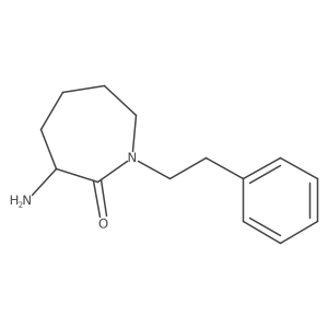 (S)-3-amino-1-phenethylazepan-2-one Structure