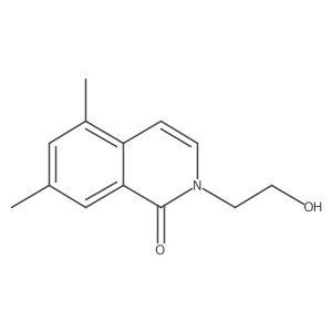 2-(2-Hydroxyethyl)-5,7-dimethylisoquinolin-1(2H)-one Structure