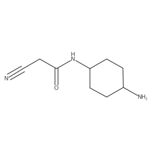 N-(4-aminocyclohexyl)-2-cyanoacetamide结构式