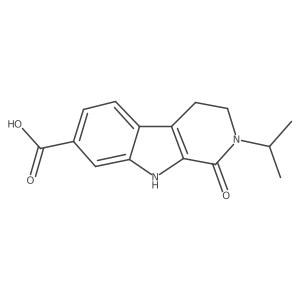 1-oxo-2-(propan-2-yl)-1H,2H,3H,4H,9H-pyrido[3,4-b]indole-7-carboxylic acid Structure