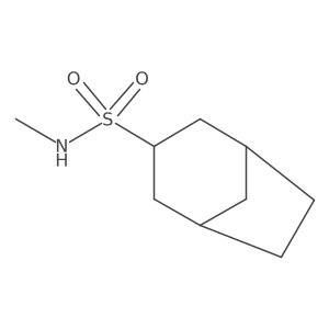 N-methylbicyclo[3.2.1]octane-3-sulfonamide结构式