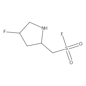 (4-Fluoropyrrolidin-2-yl)methanesulfonyl fluoride Structure