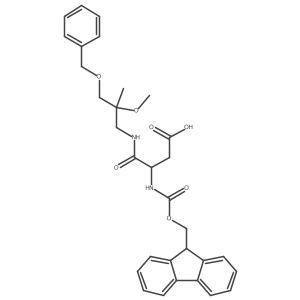 3-{[3-(benzyloxy)-2-methoxy-2-methylpropyl]carbamoyl}-3-({[(9H-fluoren-9-yl)methoxy]carbonyl}amino)propanoic acid Structure