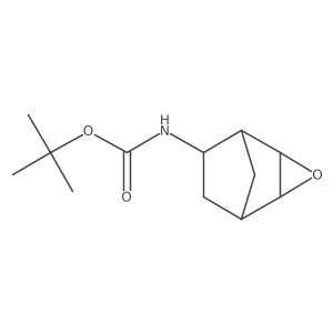 tert-butyl N-{3-oxatricyclo[3.2.1.0,2,4]octan-6-yl}carbamate结构式