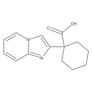 1-{Imidazo[1,2-a]pyridin-2-yl}cyclohexane-1-carboxylic acid Structure