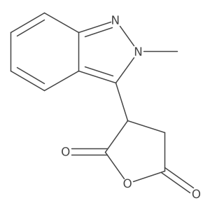 3-(2-methyl-2H-indazol-3-yl)oxolane-2,5-dione结构式