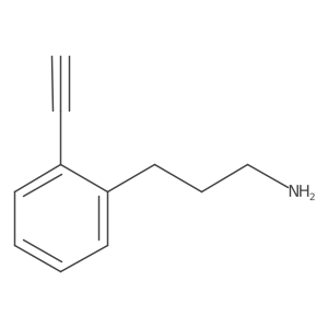 3-(2-Ethynylphenyl)propan-1-amine结构式