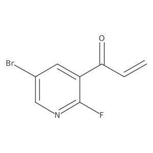 1-(5-Bromo-2-fluoropyridin-3-yl)prop-2-en-1-one Structure