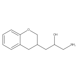 1-amino-3-(3,4-dihydro-2H-1-benzopyran-3-yl)propan-2-ol Structure