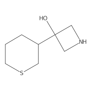 3-(Thian-3-yl)azetidin-3-ol Structure