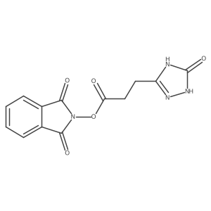 1,3-dioxo-2,3-dihydro-1H-isoindol-2-yl 3-(5-oxo-2,5-dihydro-1H-1,2,4-triazol-3-yl)propanoate Structure