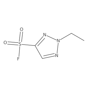 2-ethyl-2H-1,2,3-triazole-4-sulfonyl fluoride结构式