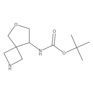 tert-Butyl (6-oxa-2-azaspiro[3.4]octan-8-yl)carbamate Structure