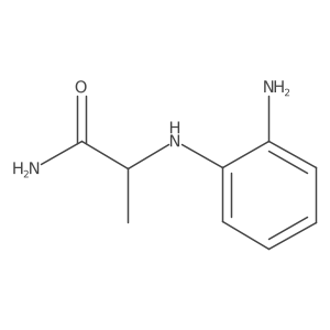 (2S)-2-[(2-aminophenyl)amino]propanamide结构式