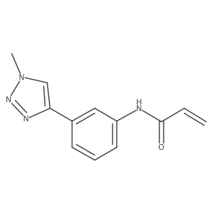 N-[3-(1-Methyltriazol-4-yl)phenyl]prop-2-enamide Structure