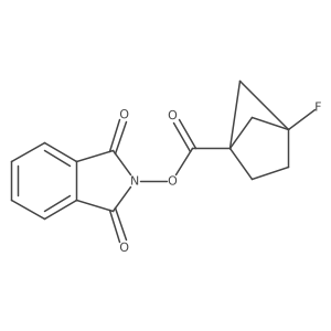 1,3-Dioxoisoindolin-2-yl 4-fluorobicyclo[2.1.1]hexane-1-carboxylate Structure