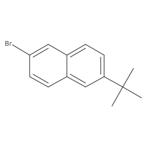 2-Bromo-6-tert-butylnaphthalene Structure