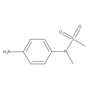 N-(4-Aminophenyl)-N-methylmethanesulfonamide结构式
