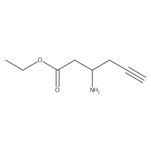 Ethyl 3-aminohex-5-ynoate Structure