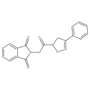 1,3-dioxo-2,3-dihydro-1H-isoindol-2-yl 3-(pyridin-2-yl)-4,5-dihydro-1,2-oxazole-5-carboxylate Structure