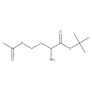 tert-butyl (2S)-4-(acetylsulfanyl)-2-aminobutanoate结构式
