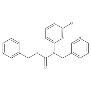 benzyl N-(6-chloropyridin-2-yl)-N-[(pyridin-3-yl)methyl]carbamate Structure