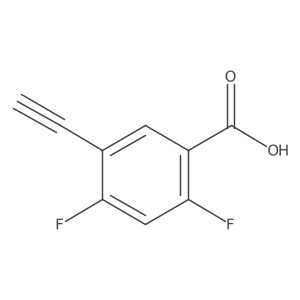 5-Ethynyl-2,4-difluorobenzoic acid结构式
