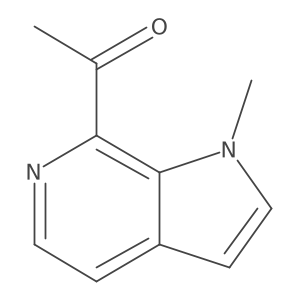 1-(1-Methyl-1H-pyrrolo[2,3-c]pyridin-7-yl)ethan-1-one Structure