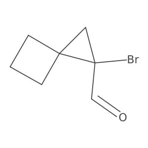 1-Bromospiro[2.3]hexane-1-carbaldehyde结构式