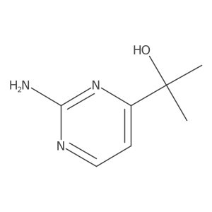 2-(2-Aminopyrimidin-4-yl)propan-2-ol结构式
