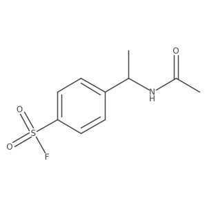 4-[1-(Acetylamino)ethyl]benzenesulfonyl fluoride Structure
