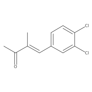 (3E)-4-(3,4-Dichlorophenyl)-3-methyl-3-buten-2-one结构式