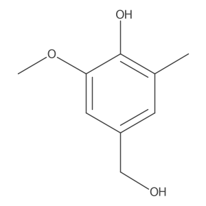 4-(Hydroxymethyl)-2-methoxy-6-methylphenol Structure